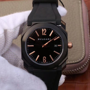 Replica Best Bvlgari Octo 102581 BGO41BBSVD Black Circle For Sale - Replica Watch Wholesale