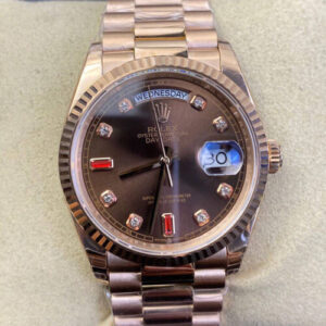 Best EW Factory Replica Rolex Day Date 118235 Brown Dial For Sale - Replica Watch Wholesale