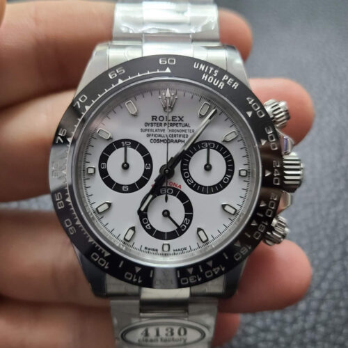 Best Clean Factory Replica Rolex Cosmograph Daytona M116500LN-0001 V3 White Dial For Sale - Replica Watch Wholesale