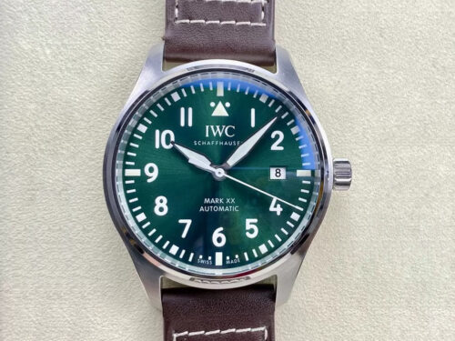 Best M+ Factory Replica IWC Pilot IW328205 Green Dial For Sale - Replica Watch Wholesale