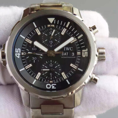Best V6 Factory Replica IWC Aquatimer IW376804 Black Dial For Sale – Replica Watch Wholesale