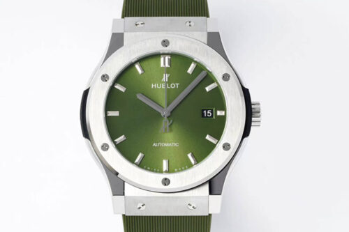 Best HB Factory Replica Hublot Classic Fusion 542.NX.8970.RX Green Rubber Strap For Sale - Replica Watch Wholesale